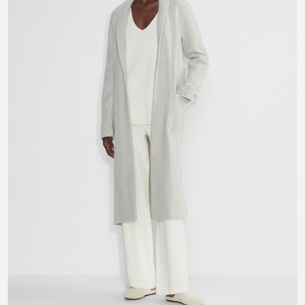 ARITZIA Babaton "Cyprie" Style Long Cardigan - Heather Grey